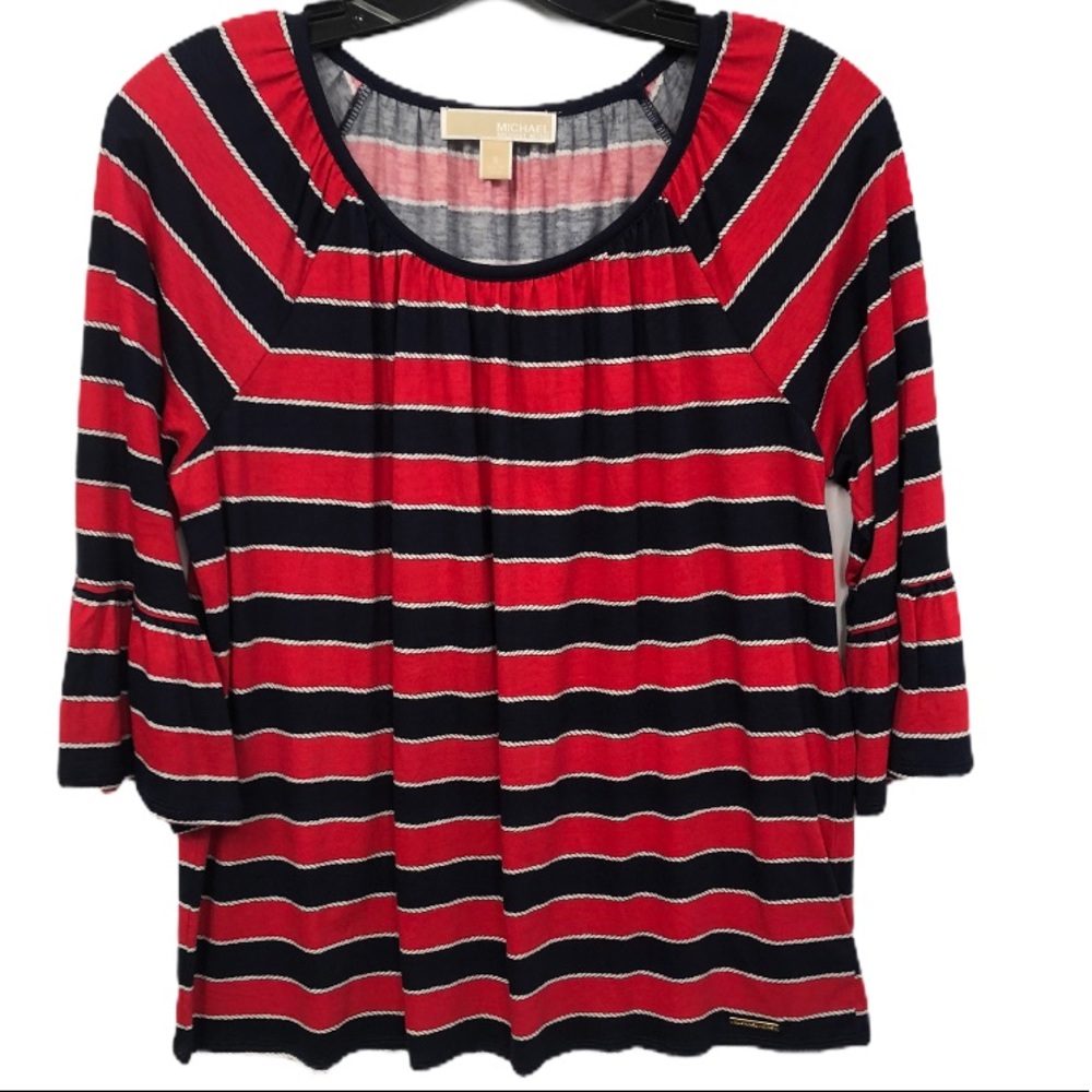 MICHAEL KORS STRIPED TOP Sz S